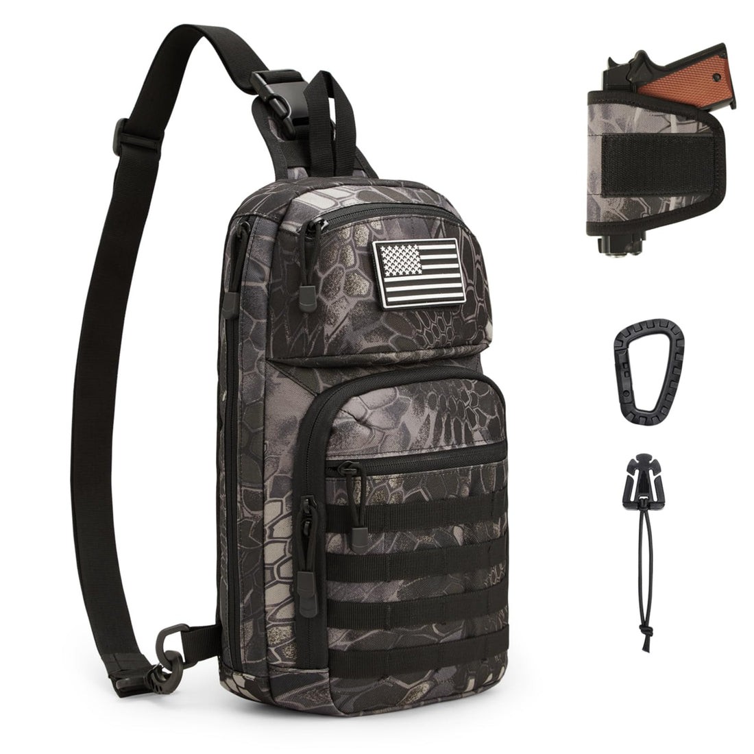 G4Free - G4Free 10L Tactical EDC Sling Bag -TN23B216B-TN23B216D-TN23B216C-TN23B216A