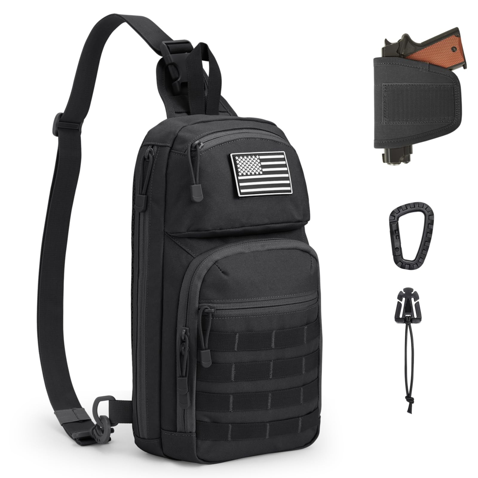 G4Free - G4Free 10L Tactical EDC Sling Bag -TN23B216B-TN23B216D-TN23B216C-TN23B216A