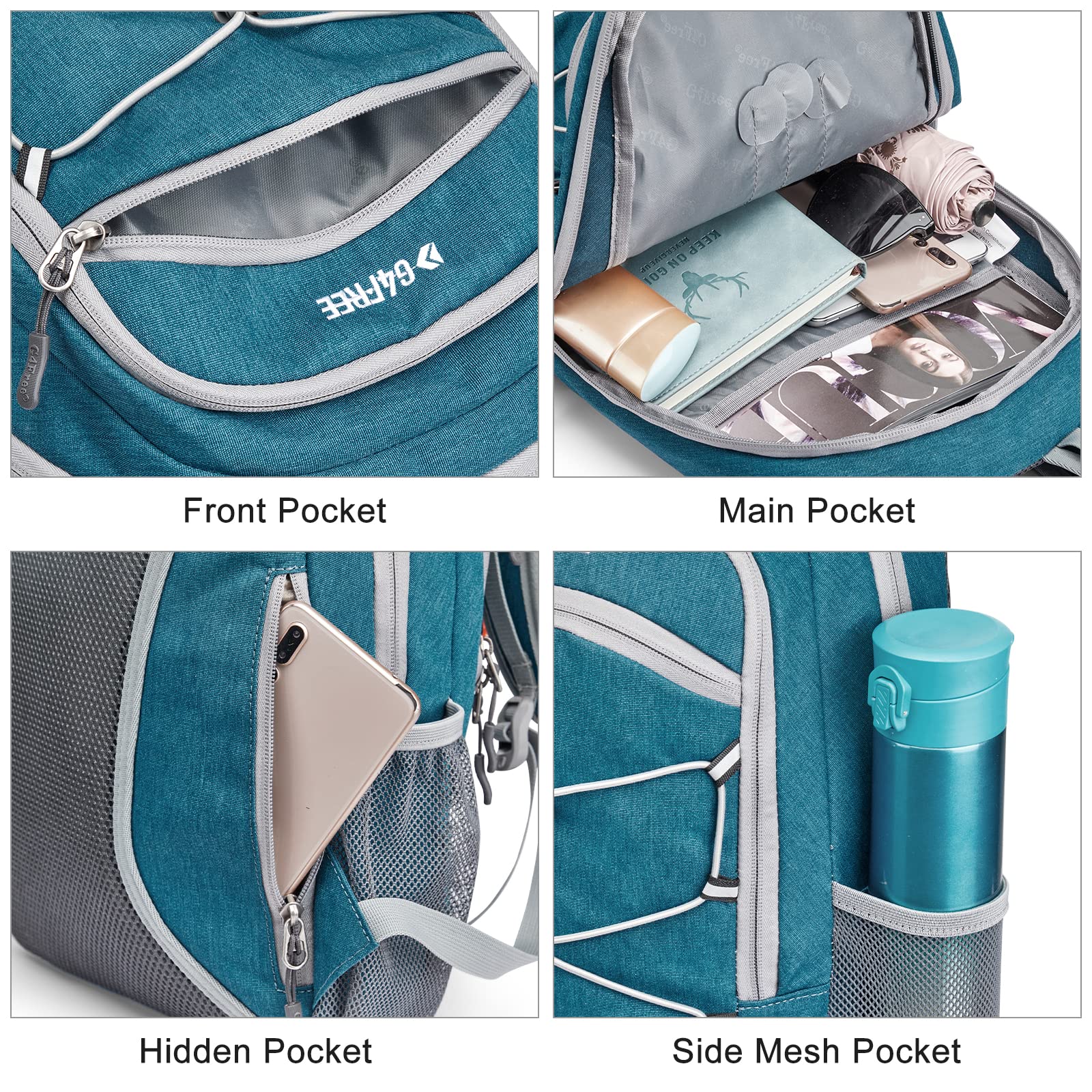 G4Free - G4Free 12L Mini Outdoor Hiking Daypack -TN22B107A-TN22B107C-TN22B107B