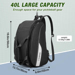 G4Free - G4Free 2-in-1 Pickleball Backpack for 4+ Paddles -TN25B517A-TN25B517B