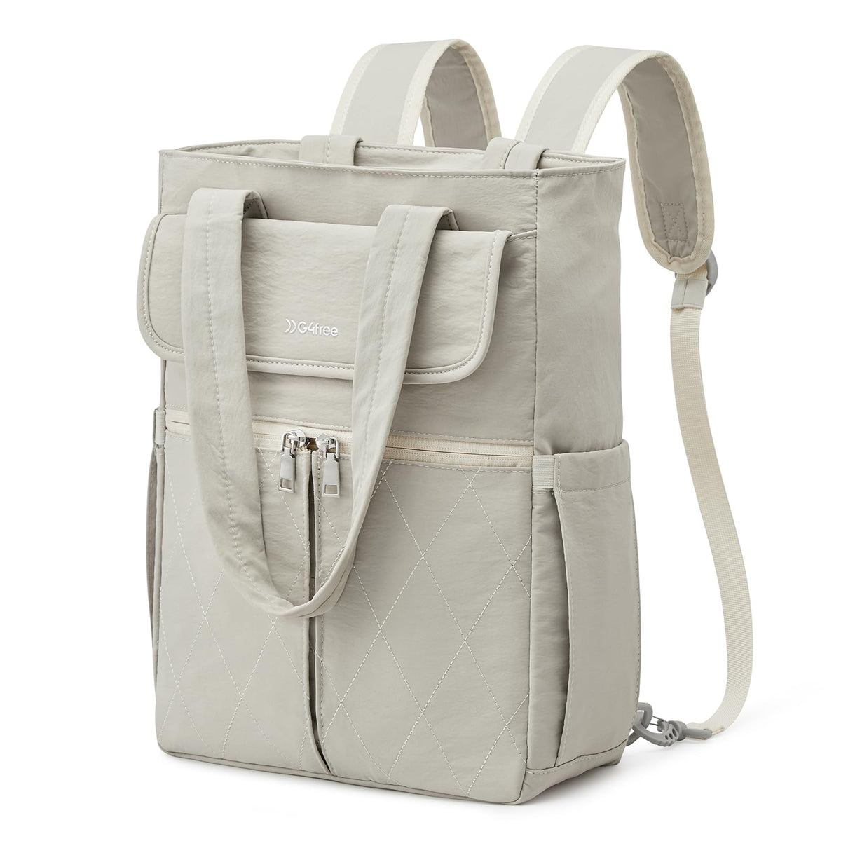G4Free - G4Free 2 in 1 Tote Backpack Fits 15" Laptop, Women Bag Daypack -TN24B475A-TN24B475C-TN24B475B