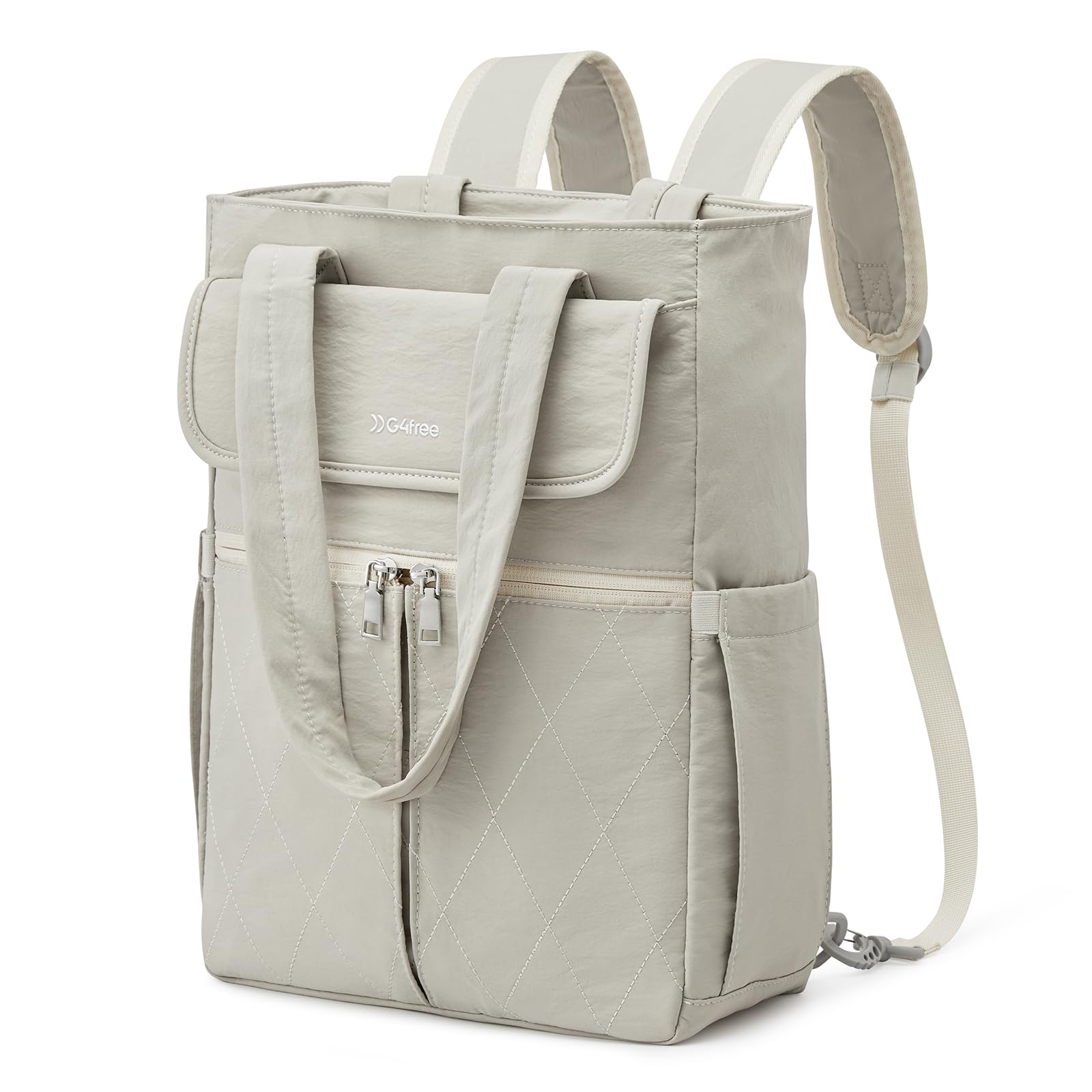 G4Free - G4Free 2 in 1 Tote Backpack Fits 15" Laptop, Women Bag Daypack -TN24B475A-TN24B475C-TN24B475B