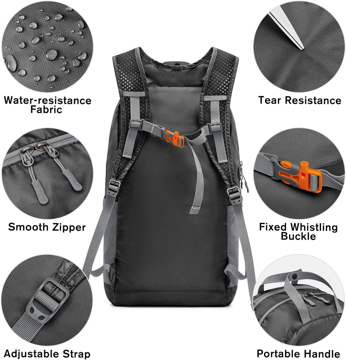 G4Free - G4Free 25L Packable Foldable Water Resistant Hiking Backpack -TN24B436B-TN24B436A-TN24B436D-TN24B436C