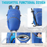 G4Free - G4Free 25L Packable Hiking Backpack with Thickened Back Panel -TN25B507A-TN25B507B-TN25B507C