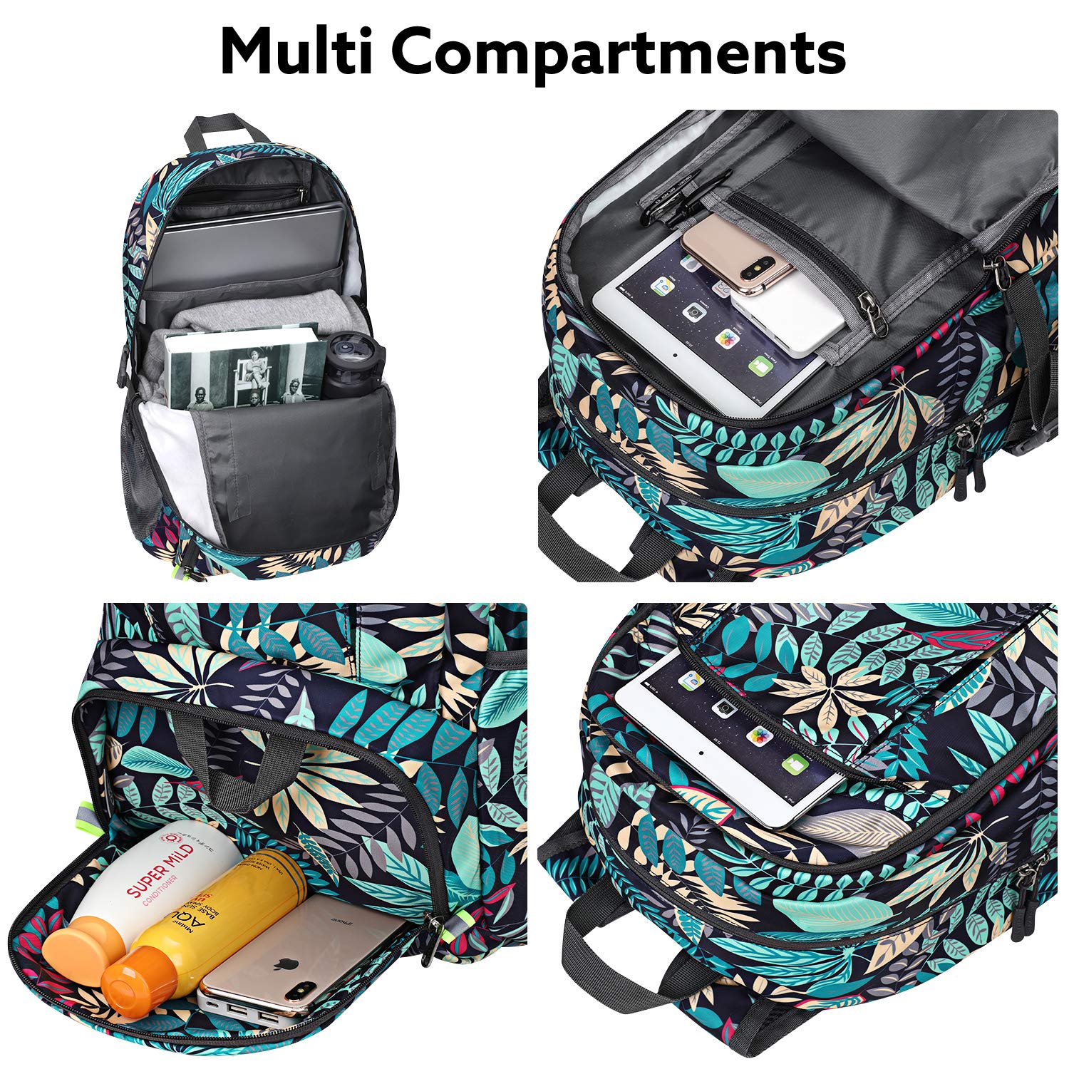 G4Free - G4Free 40L Lightweight Packable Hiking Backpack -D02V707A-D02V707J-D02V707E-D02V707F-D02V707C