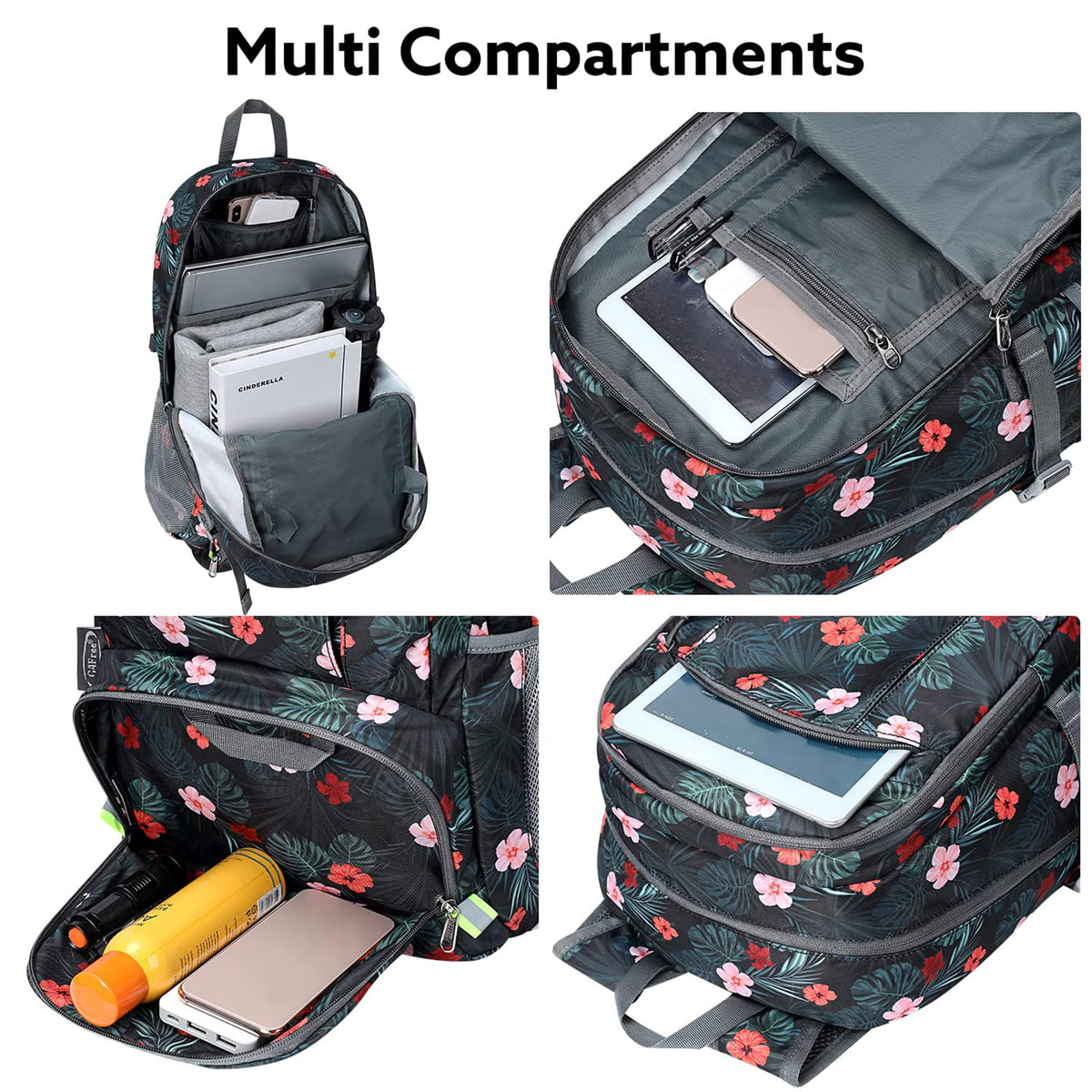 G4Free - G4Free 40L Lightweight Packable Hiking Backpack -D02V707A-D02V707J-D02V707E-D02V707F-D02V707C