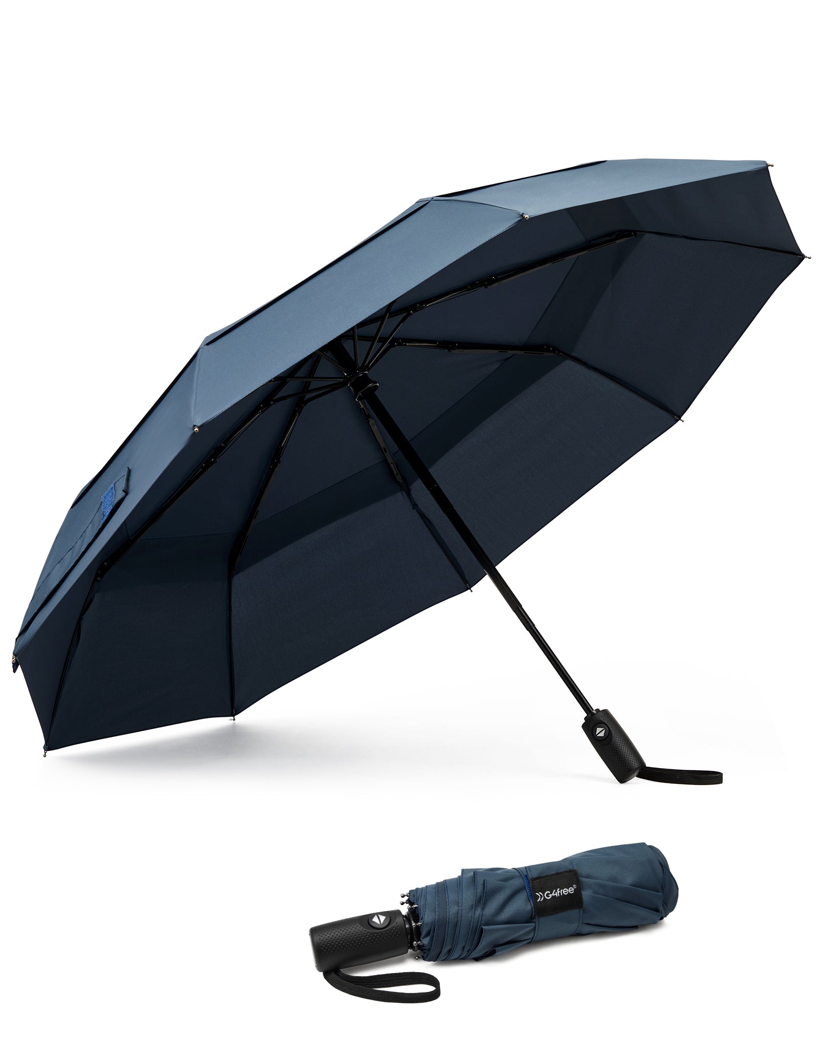 G4Free - G4Free 42 Inch Windproof Travel Umbrella -TN25A604A-TN25A604B-TN25A604C-TN25A604D