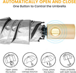 G4Free - G4Free 42Inch UPF 50+ UV Protection Wooden Handle Travel Umbrella -NT22A148I-NT22A148J-NT22A148B-NT22A148C-NT22A148F