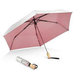 G4Free - G4Free 42Inch UPF 50+ UV Protection Wooden Handle Travel Umbrella -NT22A148I-NT22A148J-NT22A148B-NT22A148C-NT22A148F