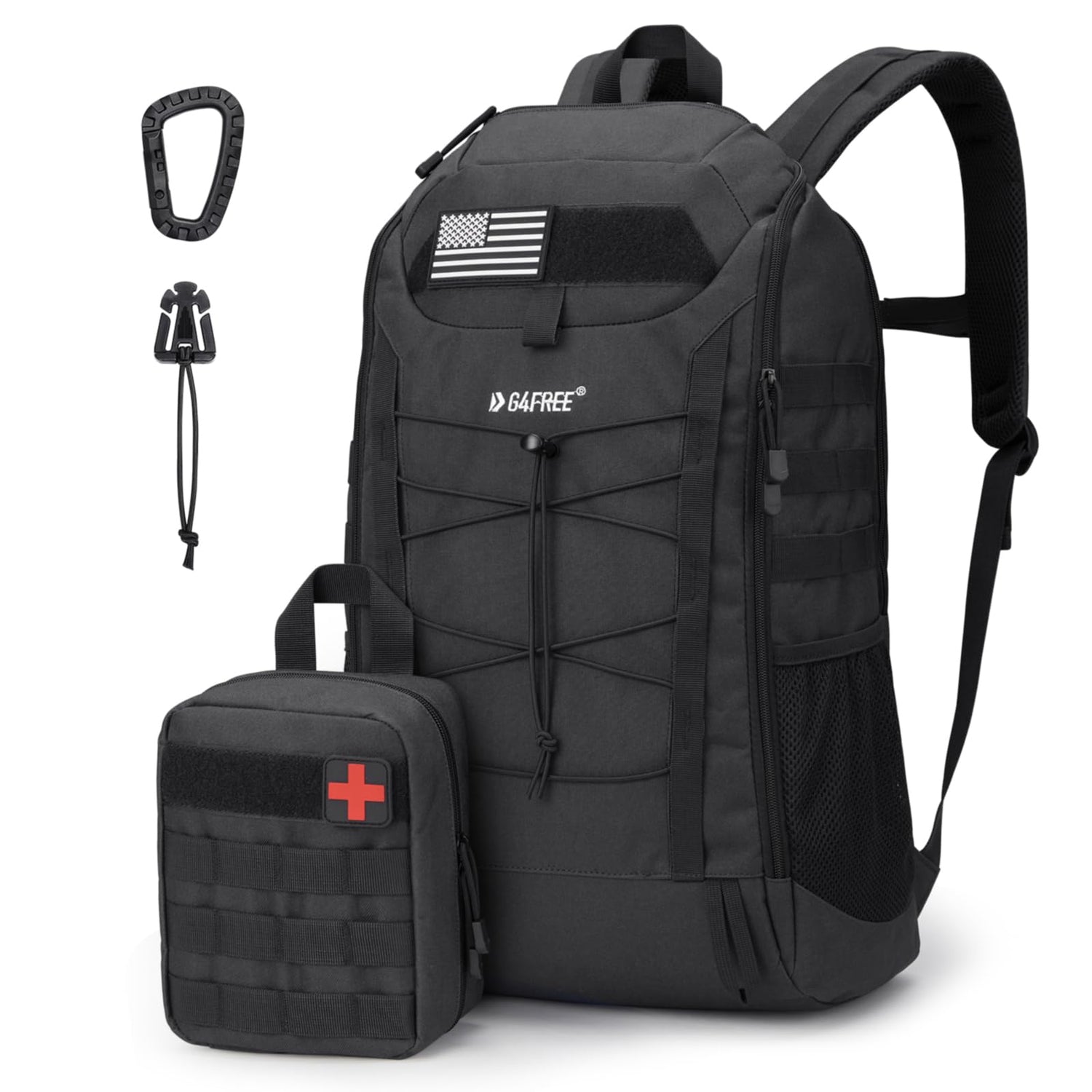 G4Free - G4Free 45L Military Tactical Backpack 3 Day Survival Molle Pack -TN23B193A-TN23B193C-TN23B193B