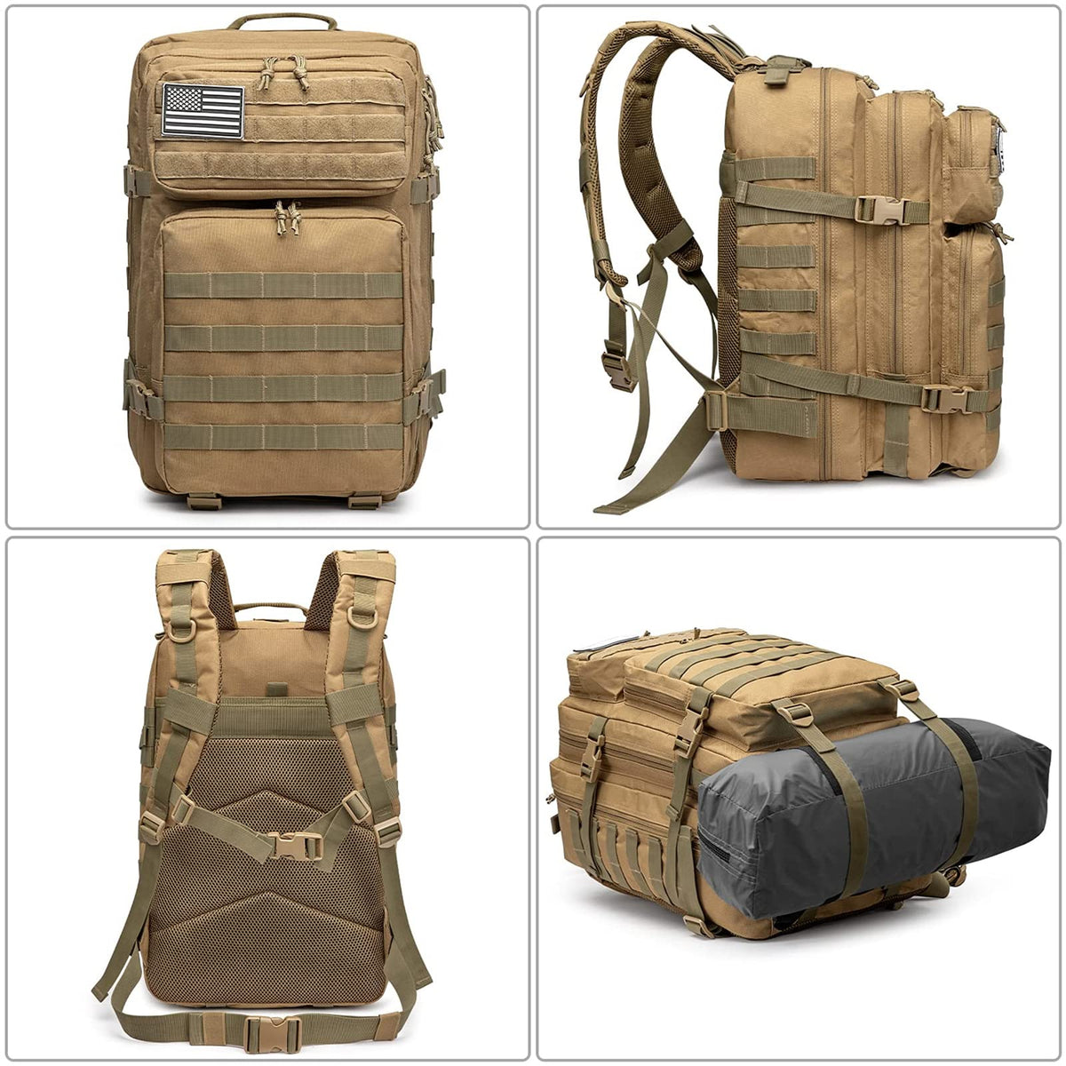 G4Free - G4Free 45L Military Tactical Backpack -D02V667B-D02V667A-D02V667E-D02V667D