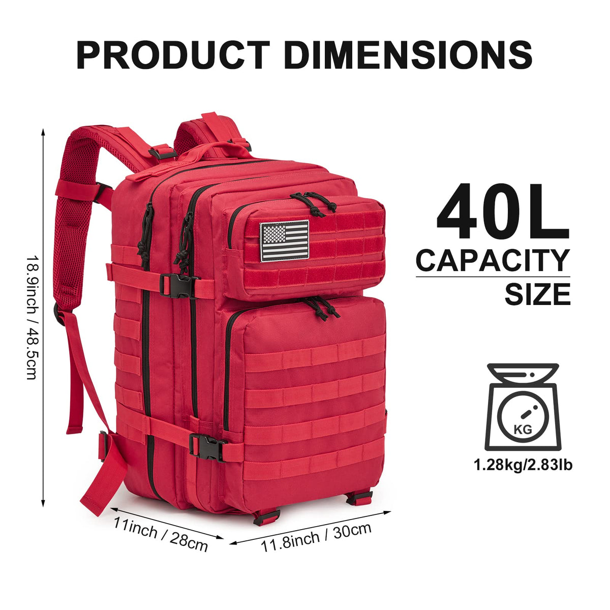 G4Free - G4Free 45L Military Tactical Backpack -D02V667B-D02V667A-D02V667E-D02V667D