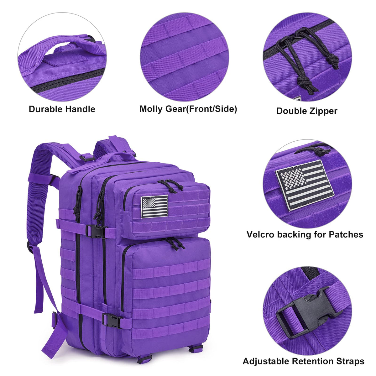 G4Free - G4Free 45L Military Tactical Backpack -D02V667B-D02V667A-D02V667E-D02V667D