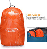 G4Free - G4Free 45L Waterproof Hiking Travel Backpack with Rain Cover -D02V648A-D02V648B-D02V648C-D02V648D