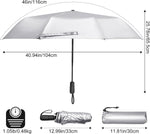 G4Free - G4Free 46 Inch UPF 50+ UV Protection Sun Double Layer Windproof Auto Umbrella -TN24A451B-TN24A451C-TN24A451A