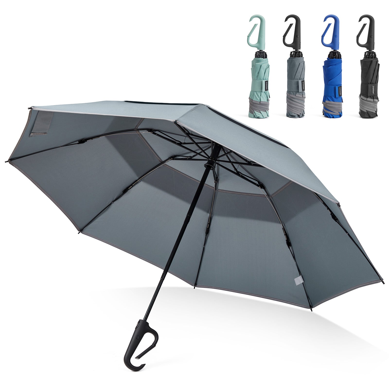 G4Free - G4Free 46" Inverted Umbrella – Carabiner Handle -NT25A620A-NT25A620B-NT25A620C-NT25A620D
