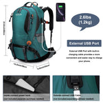 G4Free - G4Free 50L Hiking Backpack with Rain Cover for Men Women -D01V031A-D01V031D-D01V031F-D01V031B-D01V031G