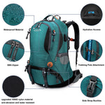 G4Free - G4Free 50L Hiking Backpack with Rain Cover for Men Women -D01V031A-D01V031D-D01V031F-D01V031B-D01V031G