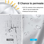 G4Free - G4Free 54/62 Inch Windproof UV Protection Extra Large Auto Stick Long Umbrella -TN21A012C-TN23A187C-TN21A012A-TN23A187A-TN21A012B