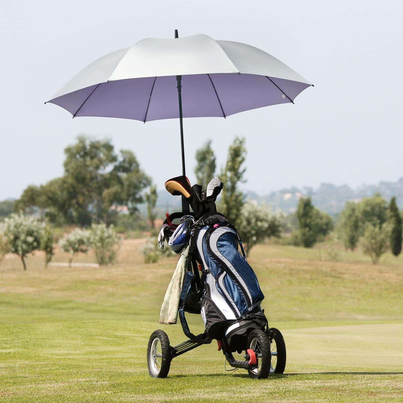 G4Free - G4Free 54/62 Inch Windproof UV Protection Golf Umbrella -TN23A187B-TN23A187A-TN23A187D-TN23A187C