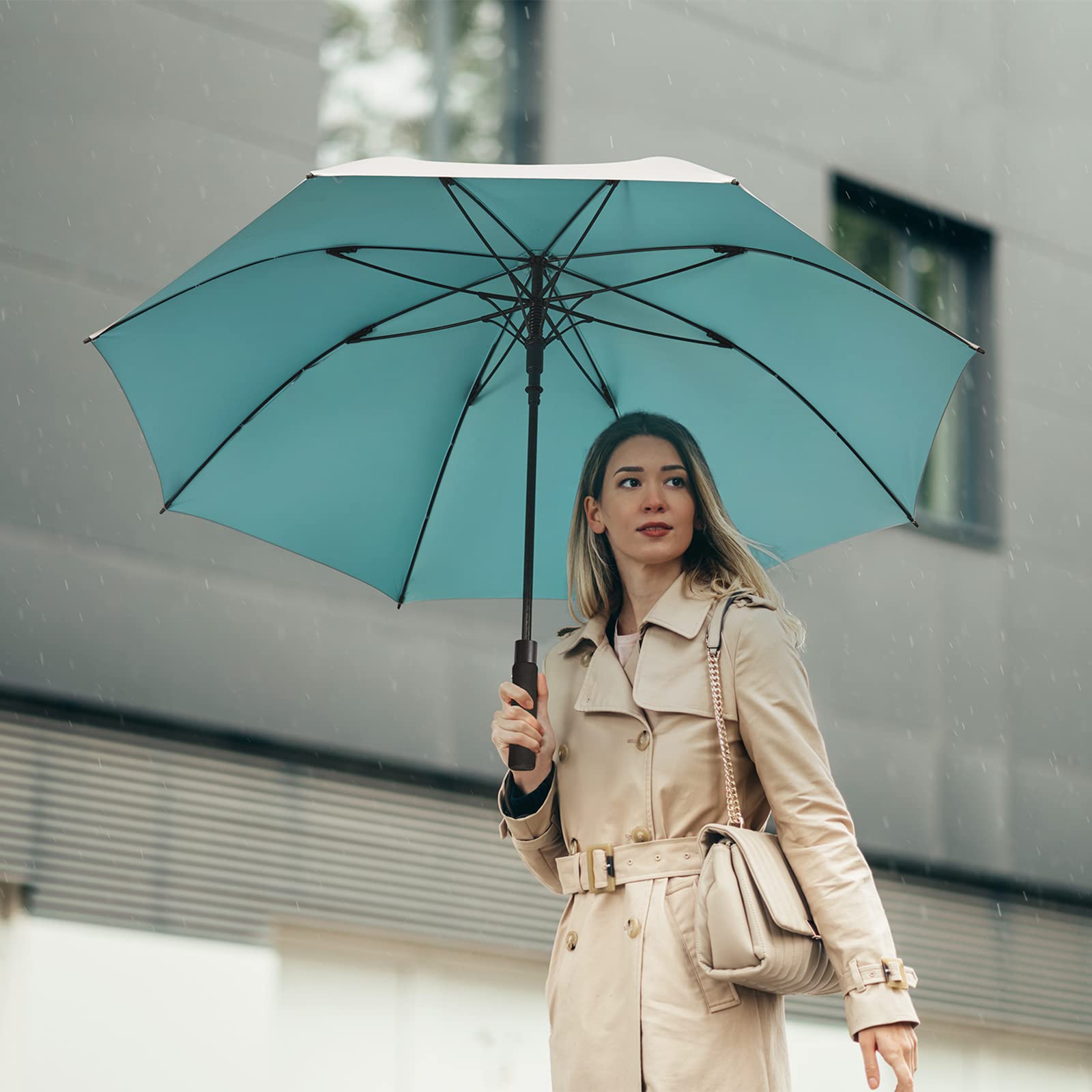 G4Free - G4Free 54/62 Inch Windproof UV Protection Golf Umbrella -TN23A187B-TN23A187A-TN23A187D-TN23A187C