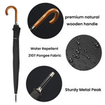 G4Free - G4Free 54 Inch 16 Ribs Large Windproof Umbrella for 2 Persons -NT22A136A-NT22A136B-NT22A136C