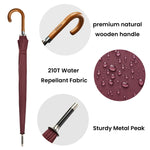 G4Free - G4Free 54 Inch 16 Ribs Large Windproof Umbrella for 2 Persons -NT22A136A-NT22A136B-NT22A136C
