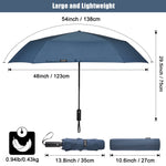 G4Free - G4Free 54 Inch Large Golf Umbrella -TN22A131B-TN22A131C-TN22A131A-TN22A131D