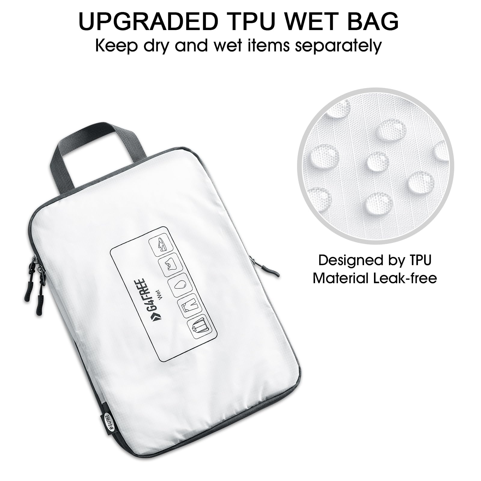 G4Free - G4Free 6 Set Compression Packing Cube -TN23B210A-TN23B210D-TN23B210C-TN23B210B