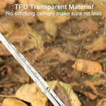 G4Free - G4Free 62 Inch Clear Golf Umbrella Transparent Auto Open Large Stick Umbrella -D02V733A-D02V723A