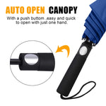 G4Free - G4Free 62 Inch Portable Automatic Open Oversize Vented Double Canopy Umbrellas -D02V684A-D02V684M-D02V684B-D02V684E-D02V684D