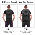 G4Free - G4Free 70L Large 3-Way Duffle Backpack Gym Bag with Shoe Compartment -TN22B134C-TN22B134B-TN22B134A