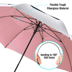 G4Free - G4Free 72 Inch Oversized Vented Double Canopy Umbrella for Family -D02V757A-D02V757B-D02V757E-D02V757C
