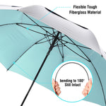 G4Free - G4Free 72 Inch Oversized Vented Double Canopy Umbrella for Family -D02V757A-D02V757B-D02V757E-D02V757C