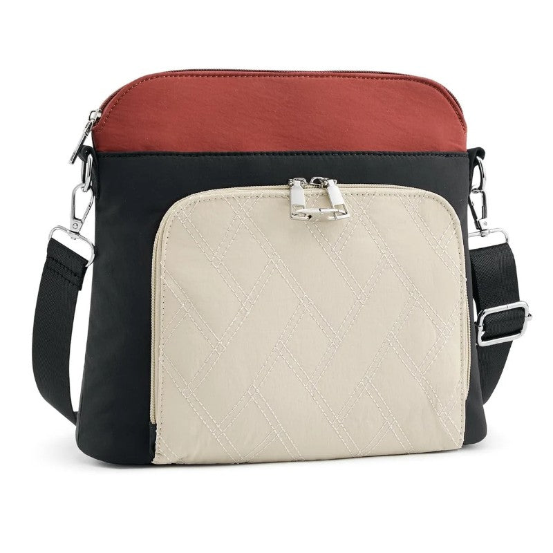 G4Free - G4Free Anti-Theft  Lightweight Nylon Shoulder Purse Medium Handbags -TN25B551A-TN25B551B-TN25B551C