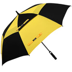 G4Free - G4Free Automatic Open Golf Umbrella Double Canopy Vented Stick Umbrellas -TN22A051A-D02V638A-D01V066A-TN22A051B-D02V638B