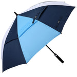 G4Free - G4Free Automatic Open Golf Umbrella Double Canopy Vented Stick Umbrellas -TN22A051A-D02V638A-D01V066A-TN22A051B-D02V638B