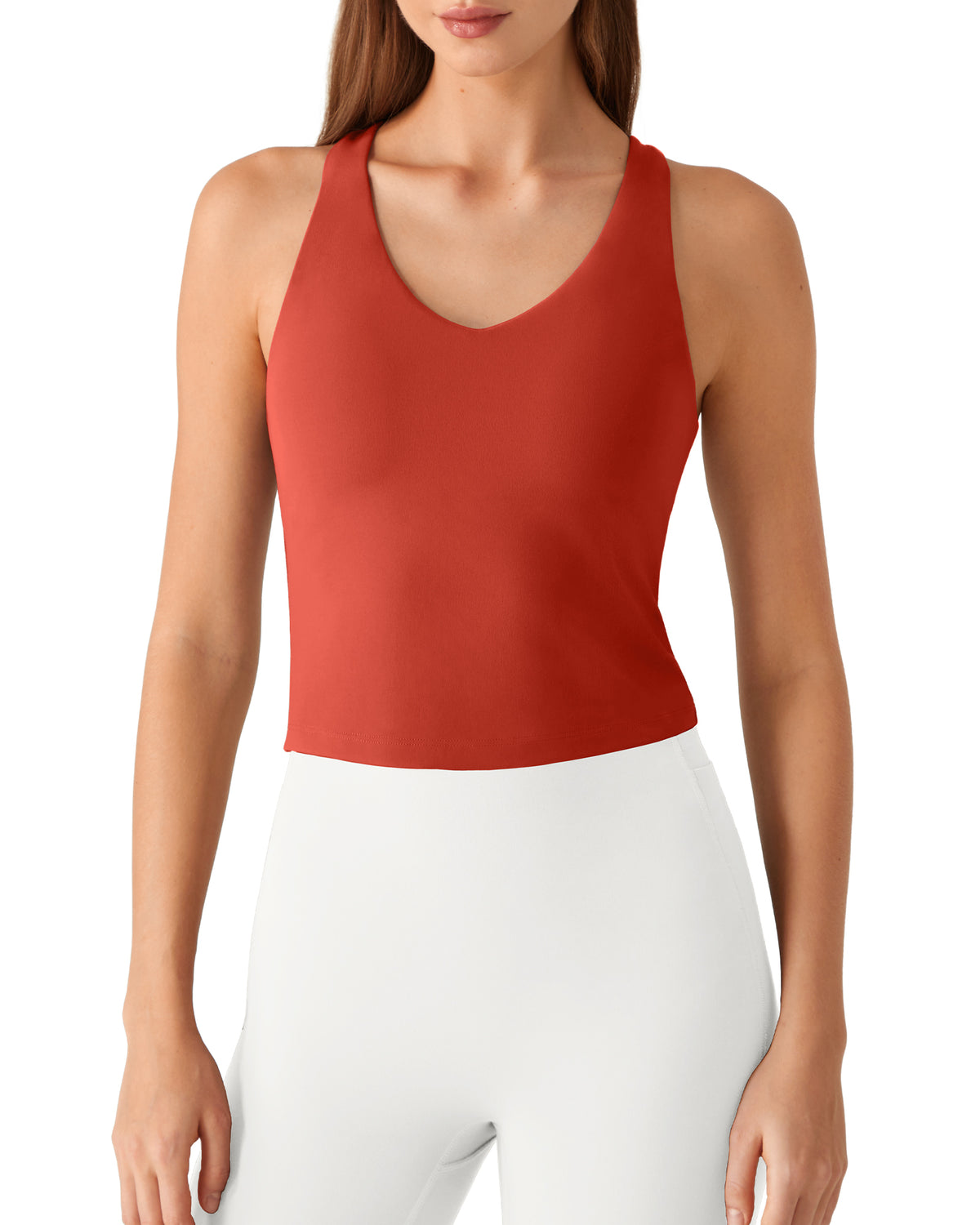 G4Free - G4Free BareFeel Racerback Tank Top with Removable Padded Bra -GF26L896A001A-S-GF26L896A001B-M-GF26L896A001C-L-GF26L896A001D-XL-GF26L896A001E-XXL