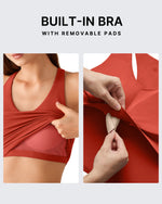 G4Free - G4Free BareFeel Racerback Tank Top with Removable Padded Bra -GF26L896A001A-S-GF26L896A001B-M-GF26L896A001C-L-GF26L896A001D-XL-GF26L896A001E-XXL