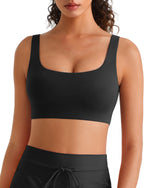 G4Free - G4Free BareFeel Square Neck Sports Bra – Non Padded U Back -GF26C965A001A-S-GF26C965A001B-M-GF26C965A001C-L-GF26C965A001D-XL-GF26C965A001F-XS