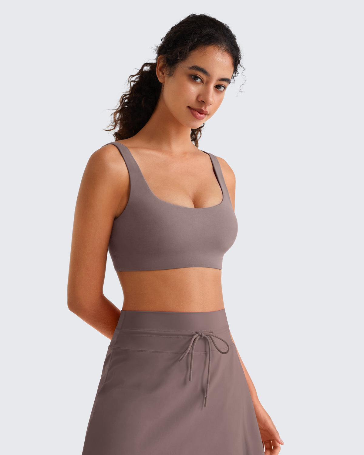 G4Free - G4Free BareFeel Square Neck Sports Bra – Non Padded U Back -GF26C965A001A-S-GF26C965A001B-M-GF26C965A001C-L-GF26C965A001D-XL-GF26C965A001F-XS