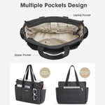 G4Free - G4Free Canvas with Pockets, Medium Size Crossbody Work Tote Bag -TN24B473A-TN24B473B-TN24B473C