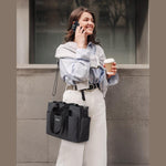 G4Free - G4Free Canvas with Pockets, Medium Size Crossbody Work Tote Bag -TN24B473A-TN24B473B-TN24B473C