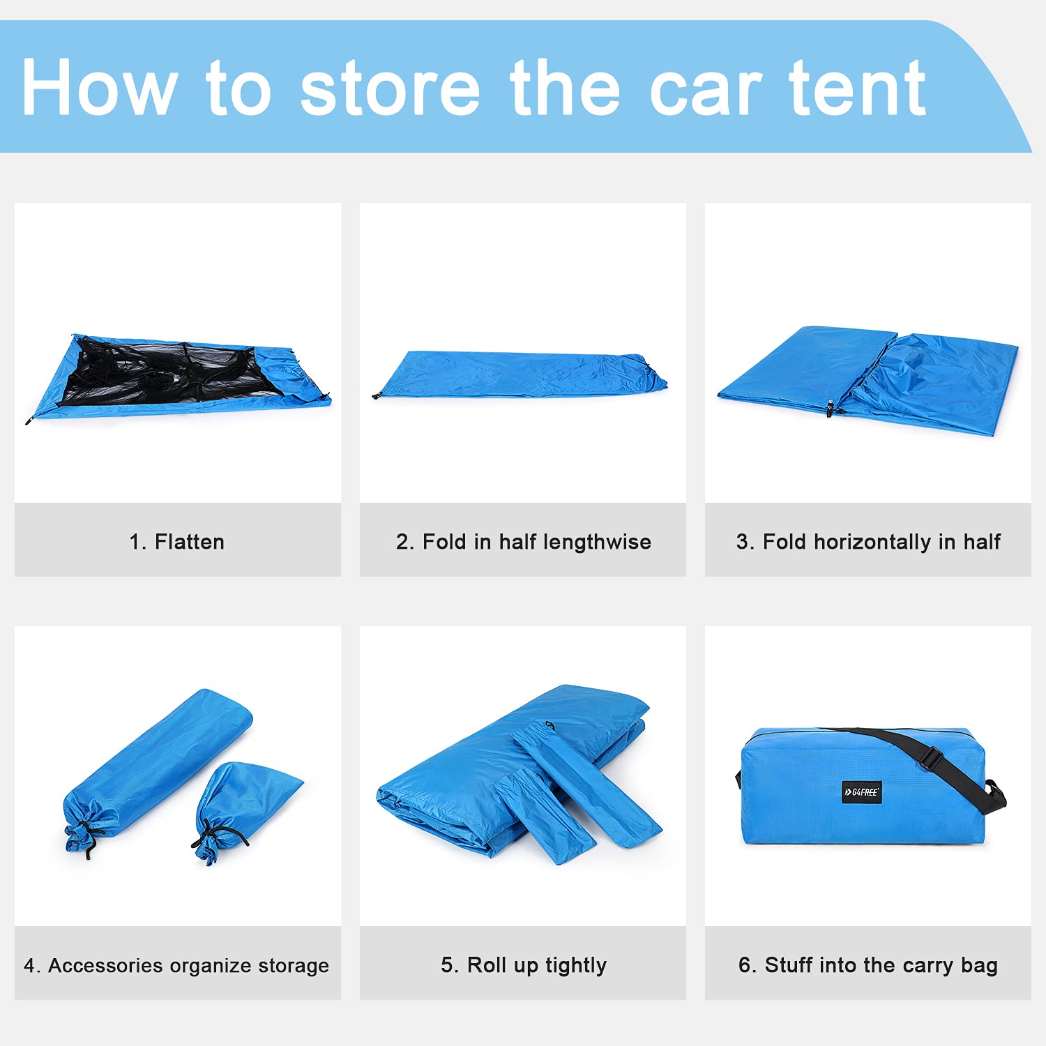 G4Free - G4Free Car Tent with Mosquito Net -YD21B002A-YD21B002B