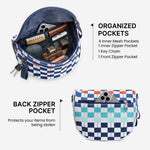 G4Free - G4Free Checkered Crossbody Bum Bag with Removable Pouch Lightweight -TN26B628A-TN26B628B-TN26B628C-TN26B628D-TN26B628E