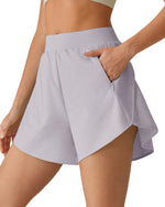 G4Free - G4Free Chillwhisp 2.5" Dolphin Hem Running Shorts with Pockets -GF26E842A001A-S