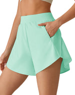 G4Free - G4Free Chillwhisp 2.5" Dolphin Hem Running Shorts with Pockets -GF26E842A001A-S