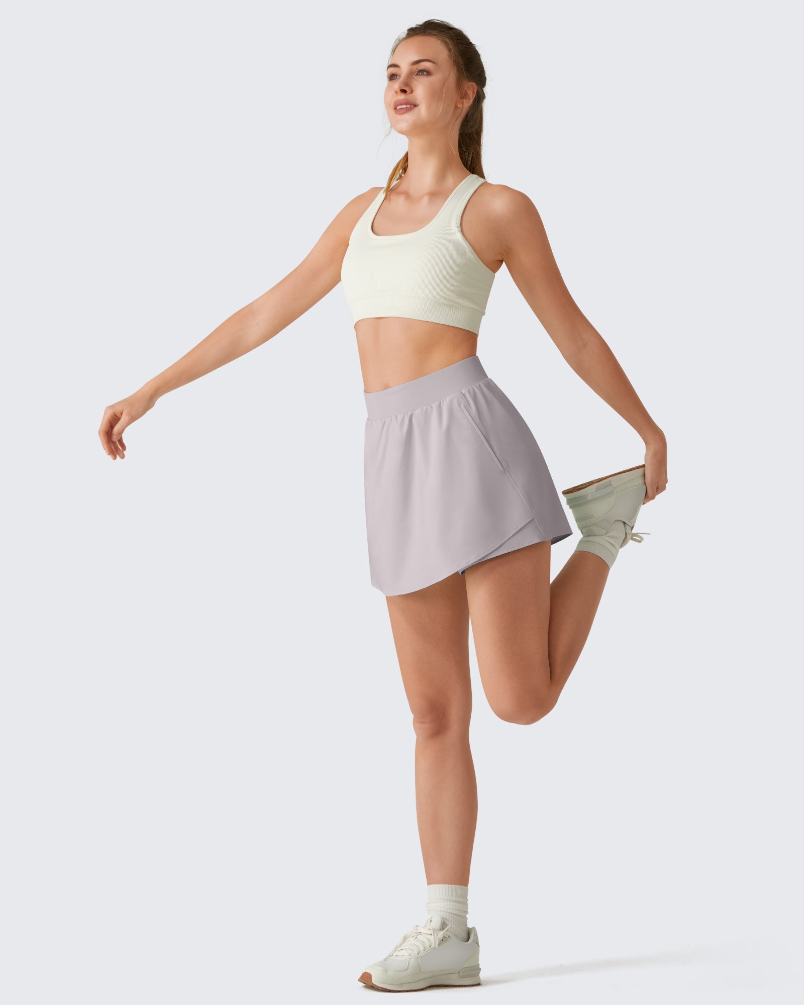 G4Free - G4Free Chillwhisp 2" Tennis Skort with Pockets -GF26E889A001A-S-GF26E889A001B-M-GF26E889A001C-L-GF26E889A001D-XL-GF26E889A001E-XXL