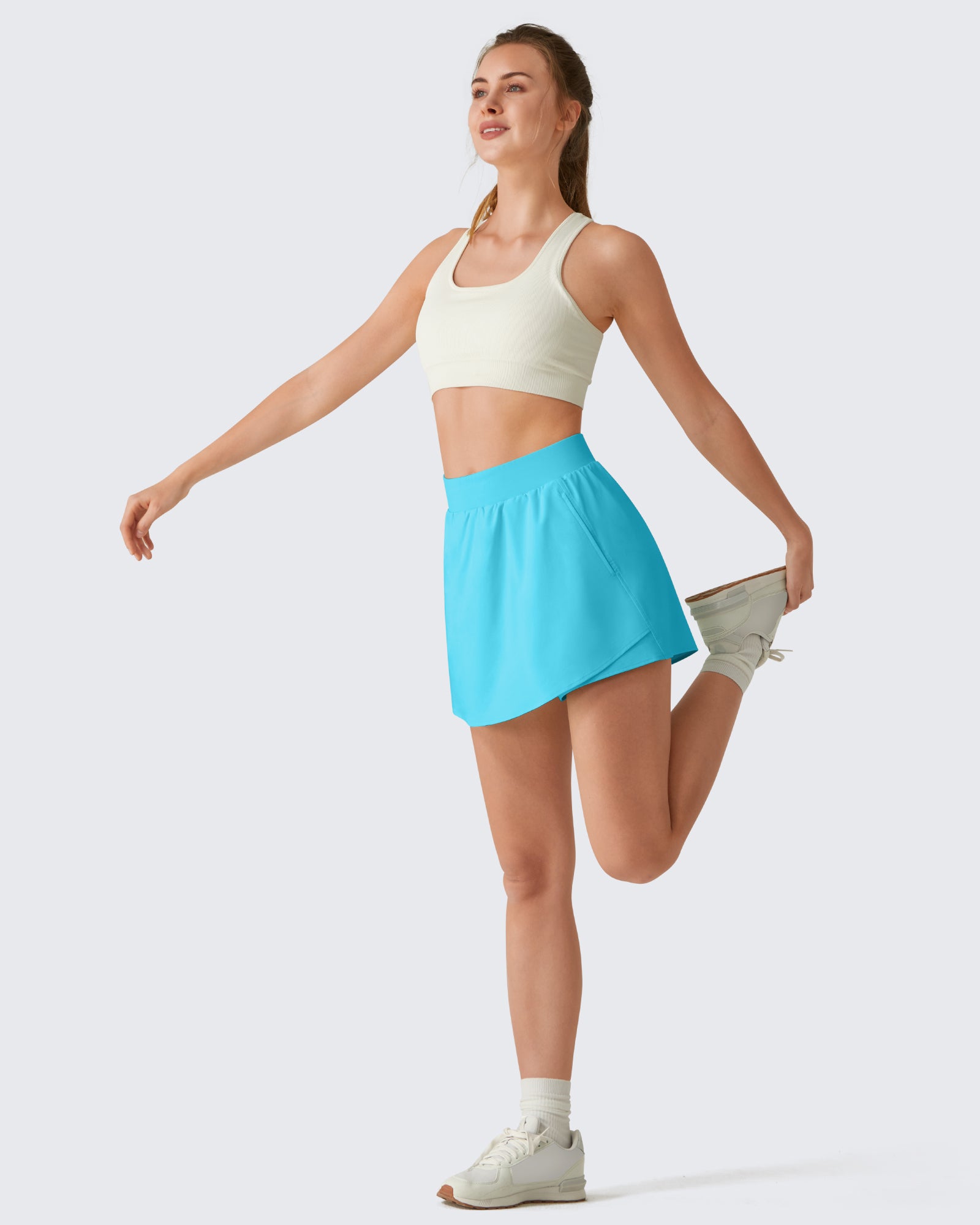 G4Free - G4Free Chillwhisp 2" Tennis Skort with Pockets -GF26E889A001A-S-GF26E889A001B-M-GF26E889A001C-L-GF26E889A001D-XL-GF26E889A001E-XXL