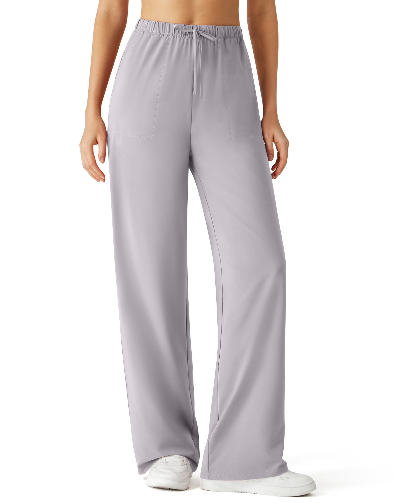 G4Free - G4Free Chillwhisp Drawstring Wide Leg Pants -GF26J874A001A-S-GF26J874A001B-M-GF26J874A001C-L-GF26J874A001D-XL-GF26J874A001E-XXL